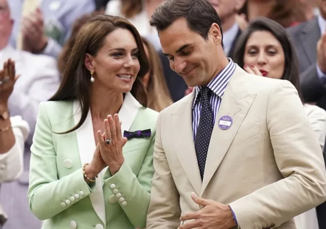 Roger Federer and princess Catherine