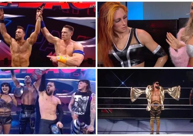 "John Cena interviews New Undisputed Tag Team Champions,Judgment Day " WWE Payback 2023 Results, Highlights and Grades