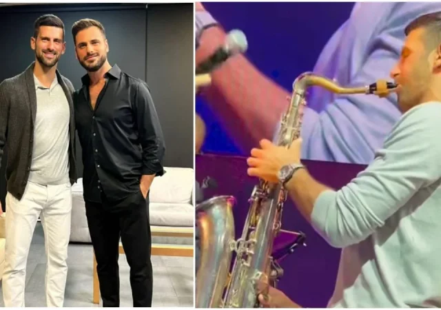 Novak Djokovic Saxophone