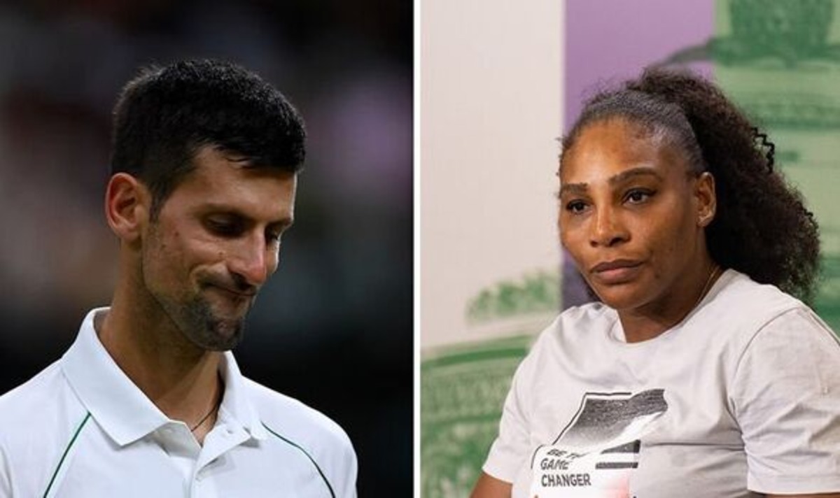 Novak Djokovic and Serena Williams