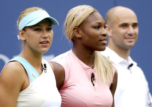 Serena Williams, Anna Kournikova, Andre Agassi