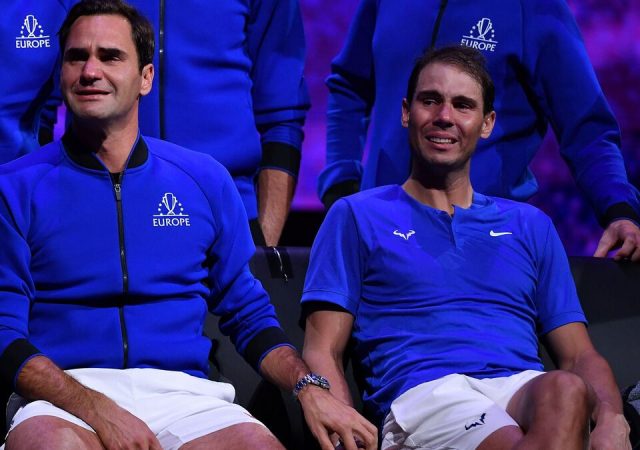 Roger Federer and Rafael Nadal