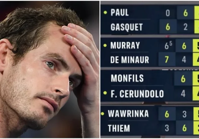 Andy Murray upset