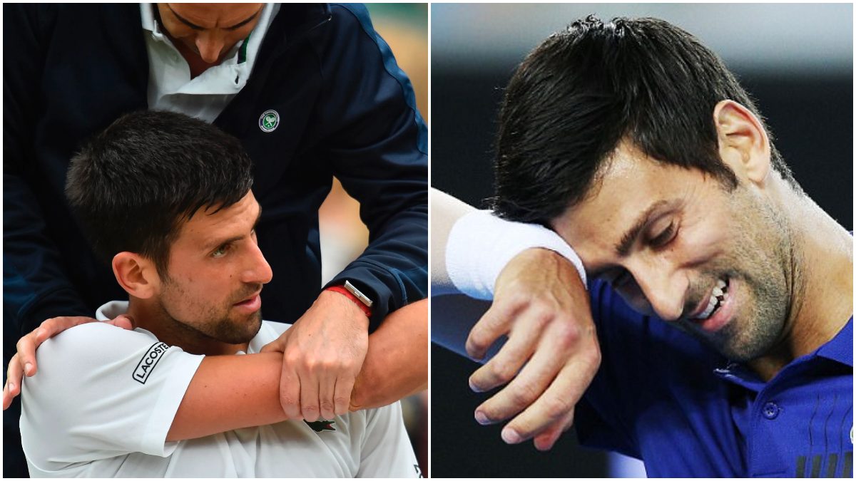 Novak Djokovic elbow concerns