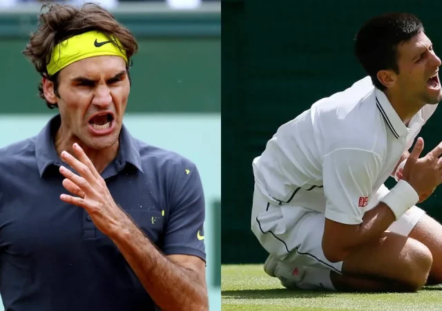 Roger Federer Novak Djokovic