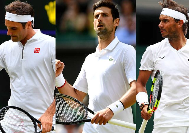 Roger Federer, Novak Djokovic, Rafael Nadal