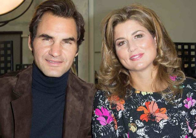 Roger Federer and Mirka Federer