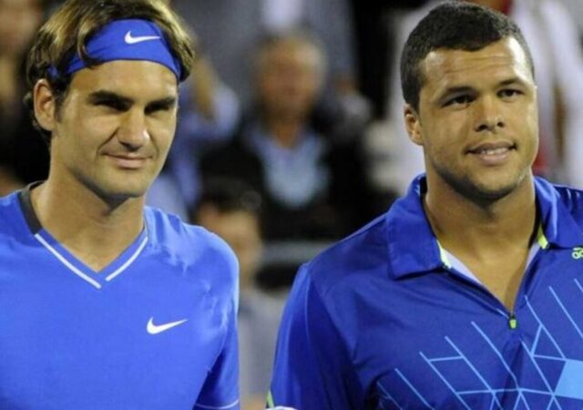 Roger Federer and Jo Wilfried Tsonga