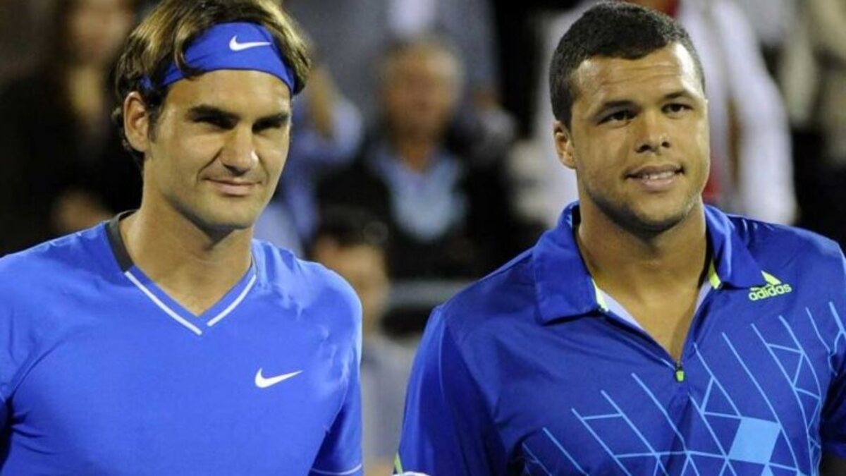 Roger Federer and Jo Wilfried Tsonga