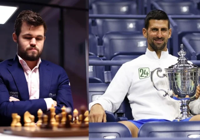 Novak Djokovic Magnus Carlsen