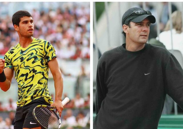 Carlos Alcaraz and Paul Annacone