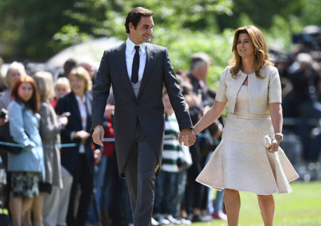 Roger Federer and Mirka Federer