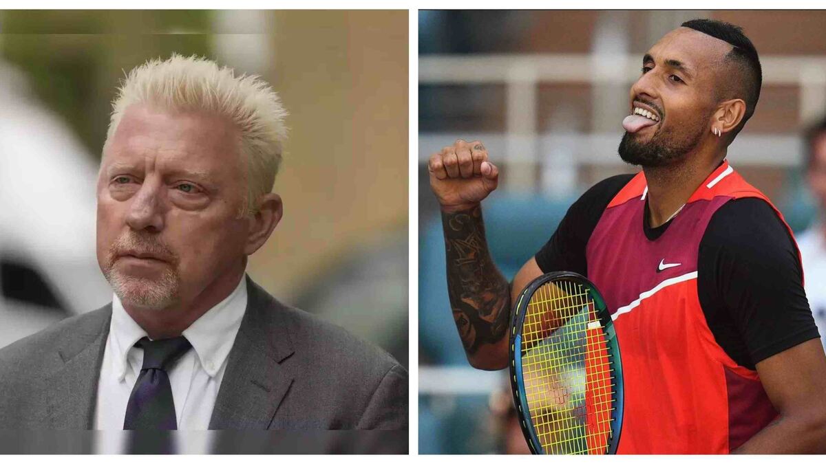 Boris Becker and Nick Kyrgios