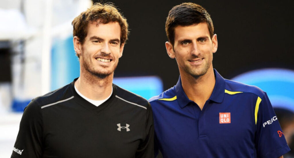 Novak Djokovic and Andy Murray