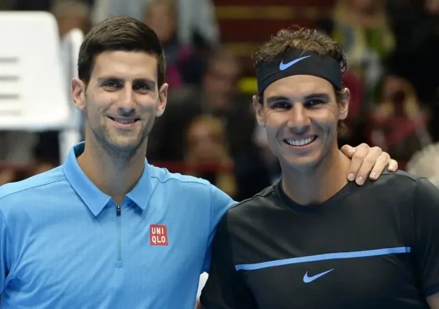 Rafael Nadal and Novak Djokovic