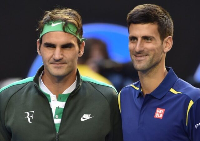 Roger Federer Novak Djokovic