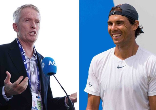 Craig Tiley and Rafael Nadal