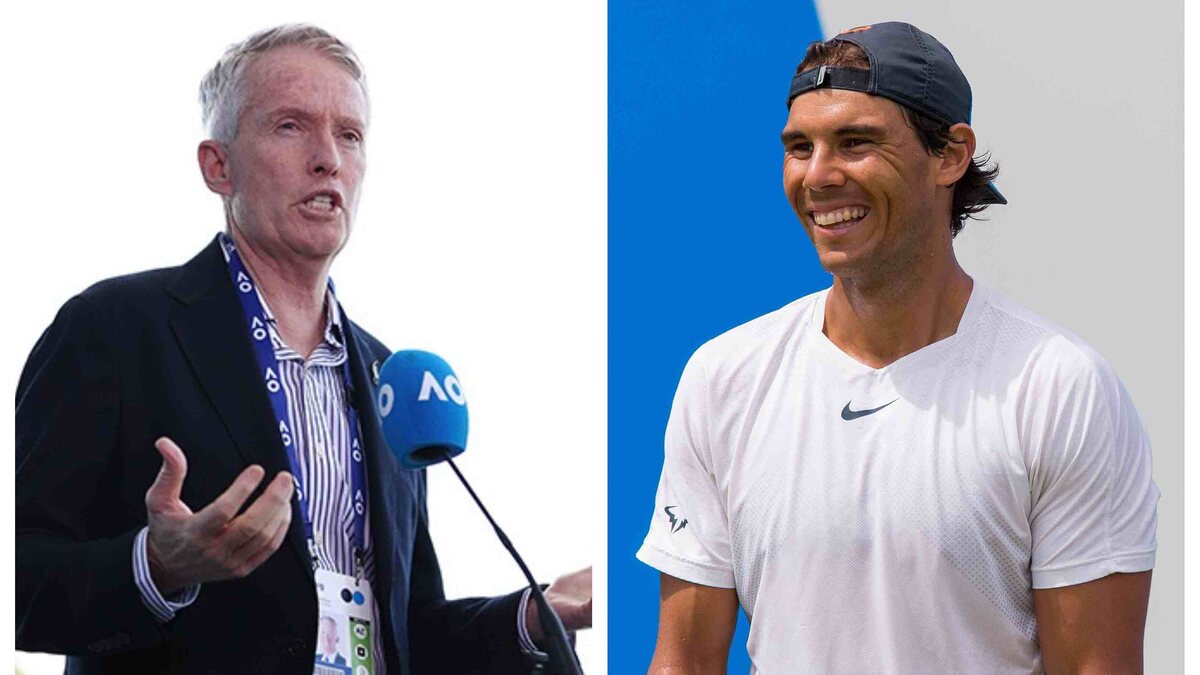 Craig Tiley and Rafael Nadal