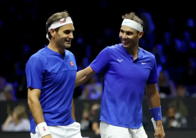 Roger Federer and Rafael Nadal