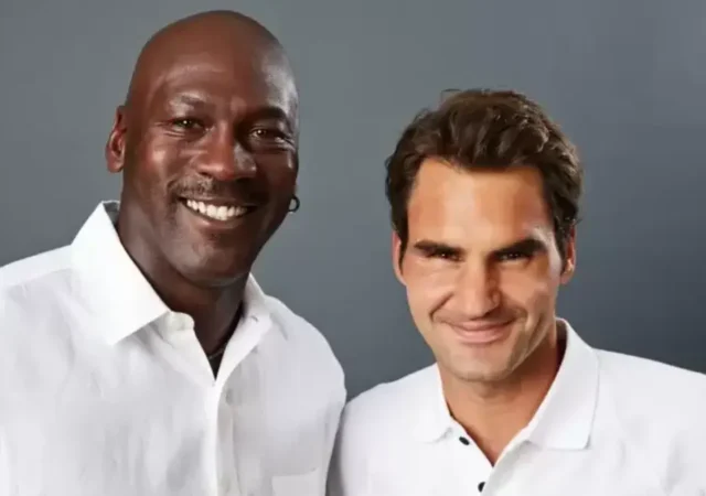 Michael Jordan and Roger Federer
